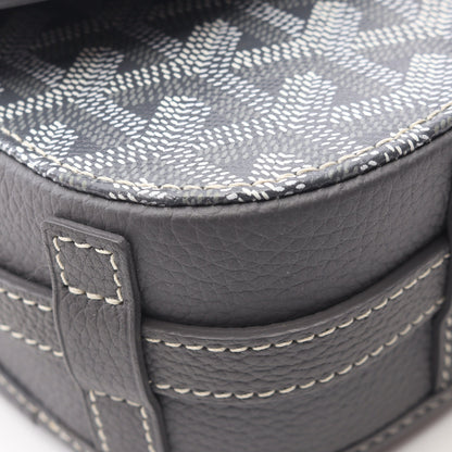 ベルヴェデーレPM ショルダーバッグ コーティングキャンバス レザー グレー マルチカラー ゴヤール バッグ GOYARD