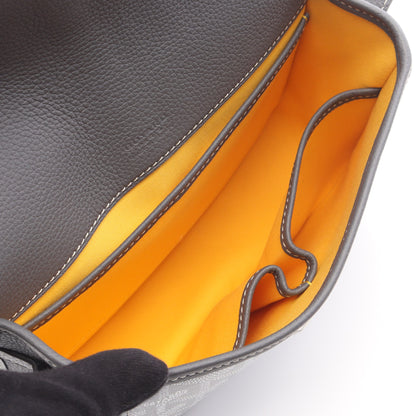 ベルヴェデーレPM ショルダーバッグ コーティングキャンバス レザー グレー マルチカラー ゴヤール バッグ GOYARD