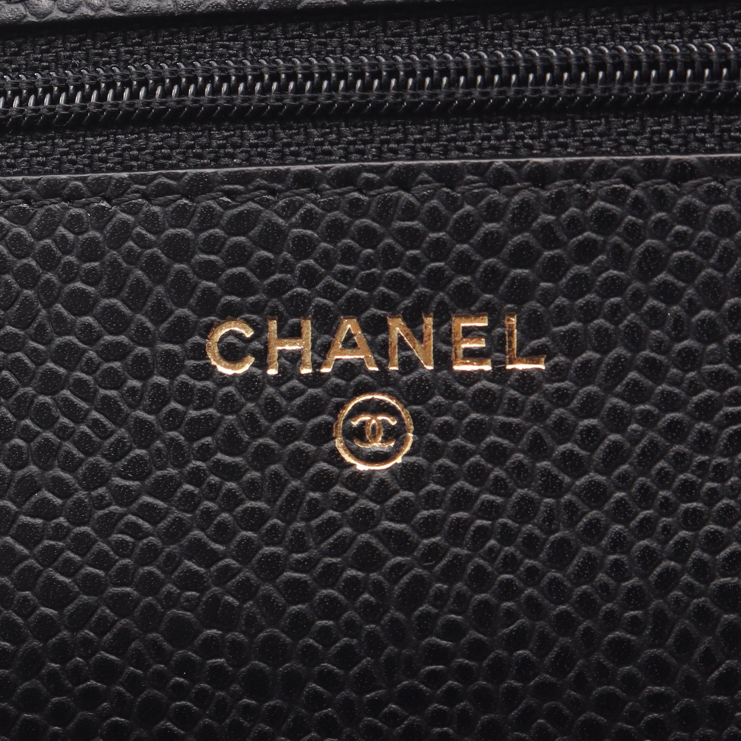 マトラッセ チェーンウォレット キャビアスキン ブラック ゴールド金具 シャネル バッグ CHANEL