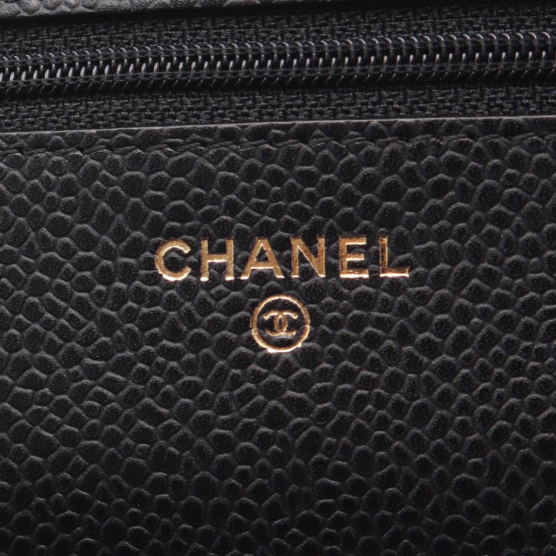 マトラッセ チェーンウォレット キャビアスキン ブラック ゴールド金具 シャネル バッグ CHANEL