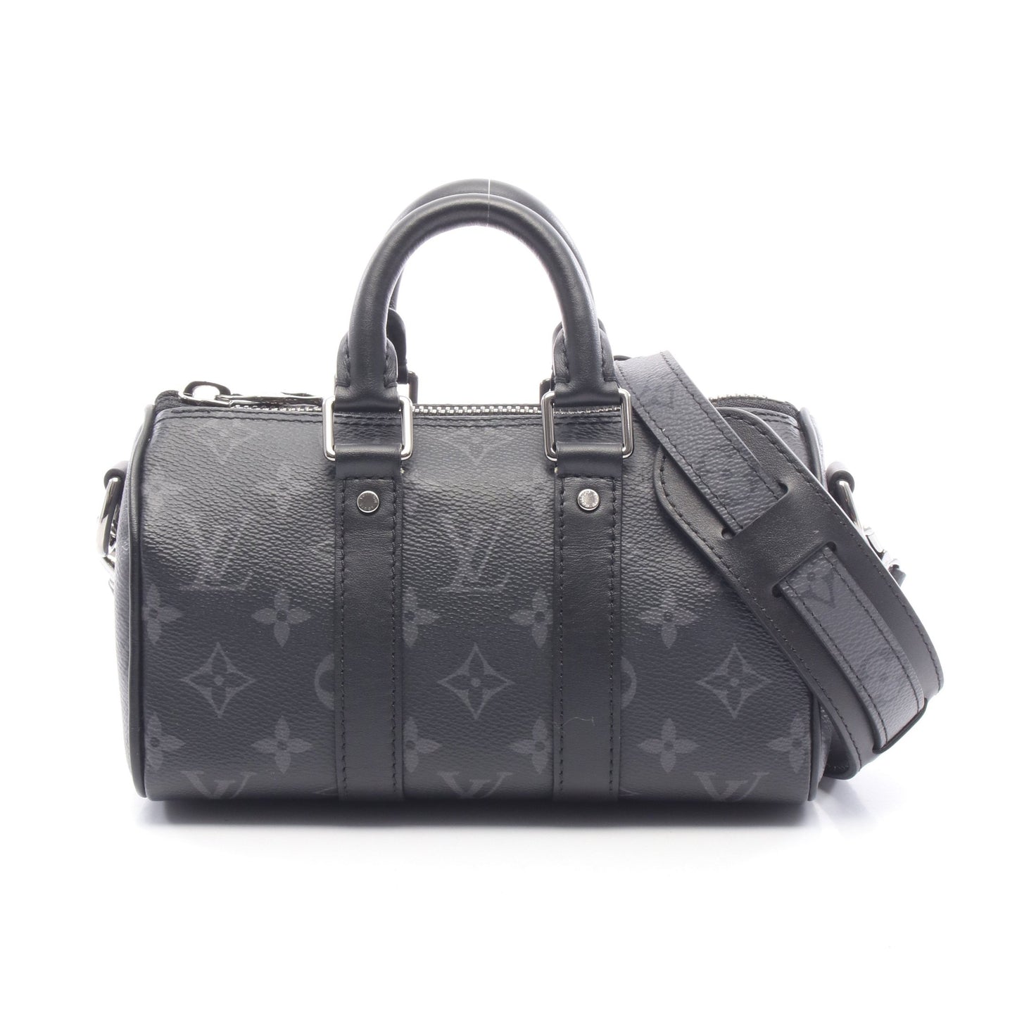 キーポル XS モノグラムエクリプス ハンドバッグ PVC レザー ブラック 2WAY ルイヴィトン バッグ LOUIS VUITTON