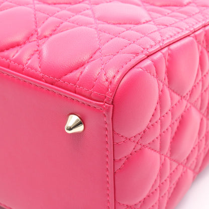 LADY DIOR レディディオール カナージュ ハンドバッグ レザー ピンク 2WAY クリスチャンディオール バッグ Christian Dior