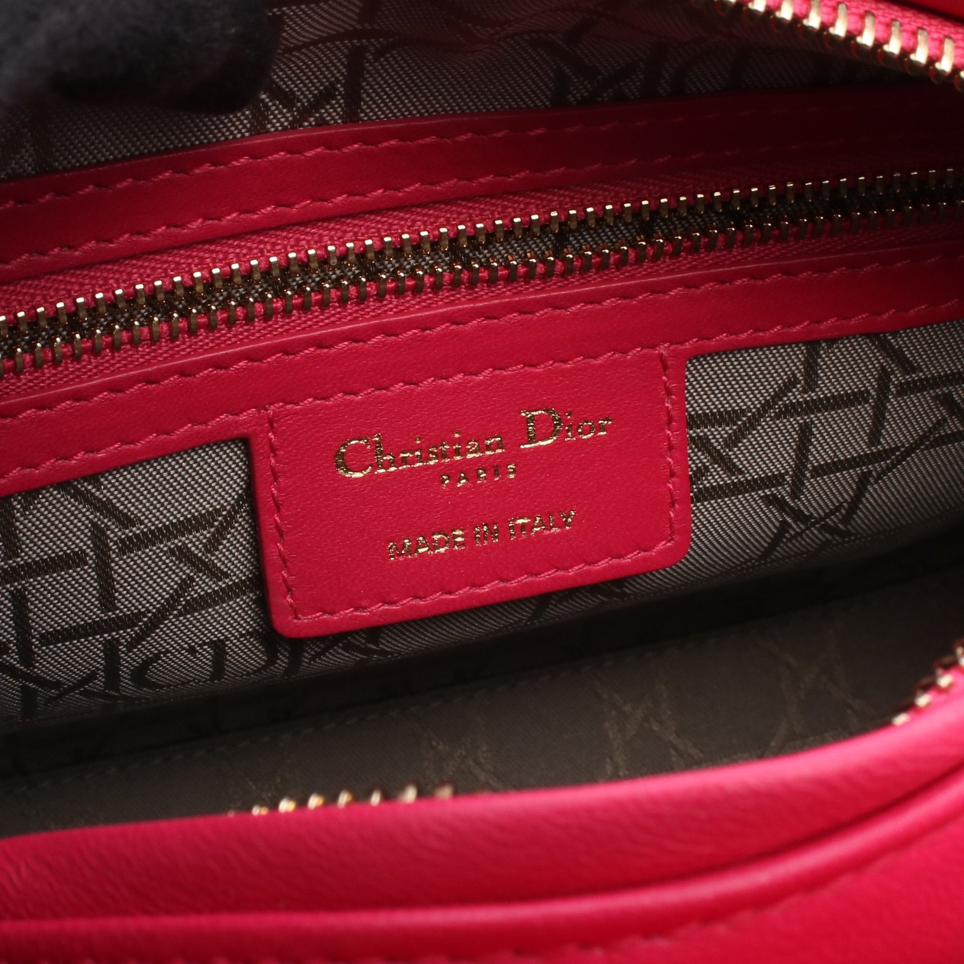 LADY DIOR レディディオール カナージュ ハンドバッグ レザー ピンク 2WAY クリスチャンディオール バッグ Christian Dior