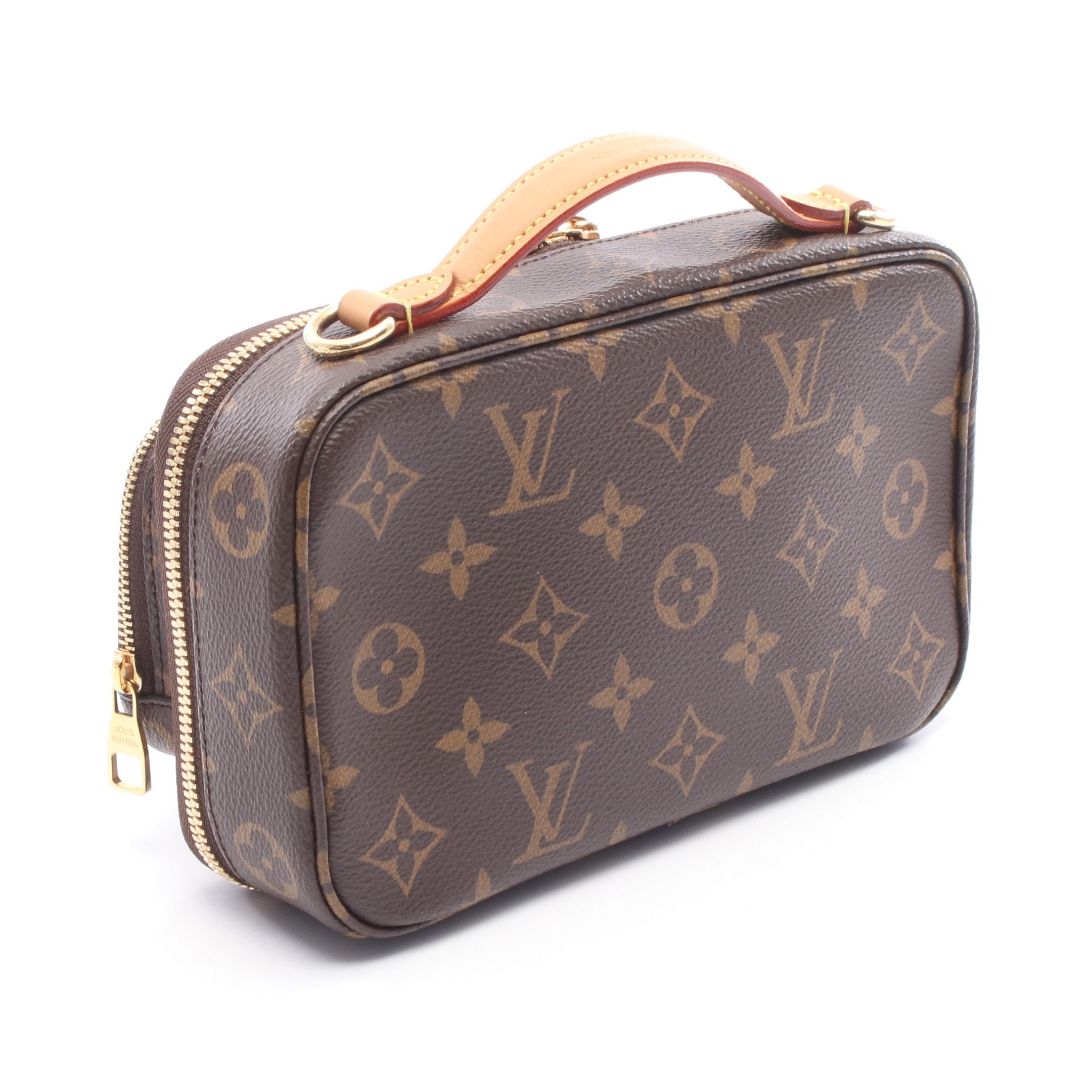 ユーティリティ クロスボディ モノグラム ハンドバッグ PVC レザー