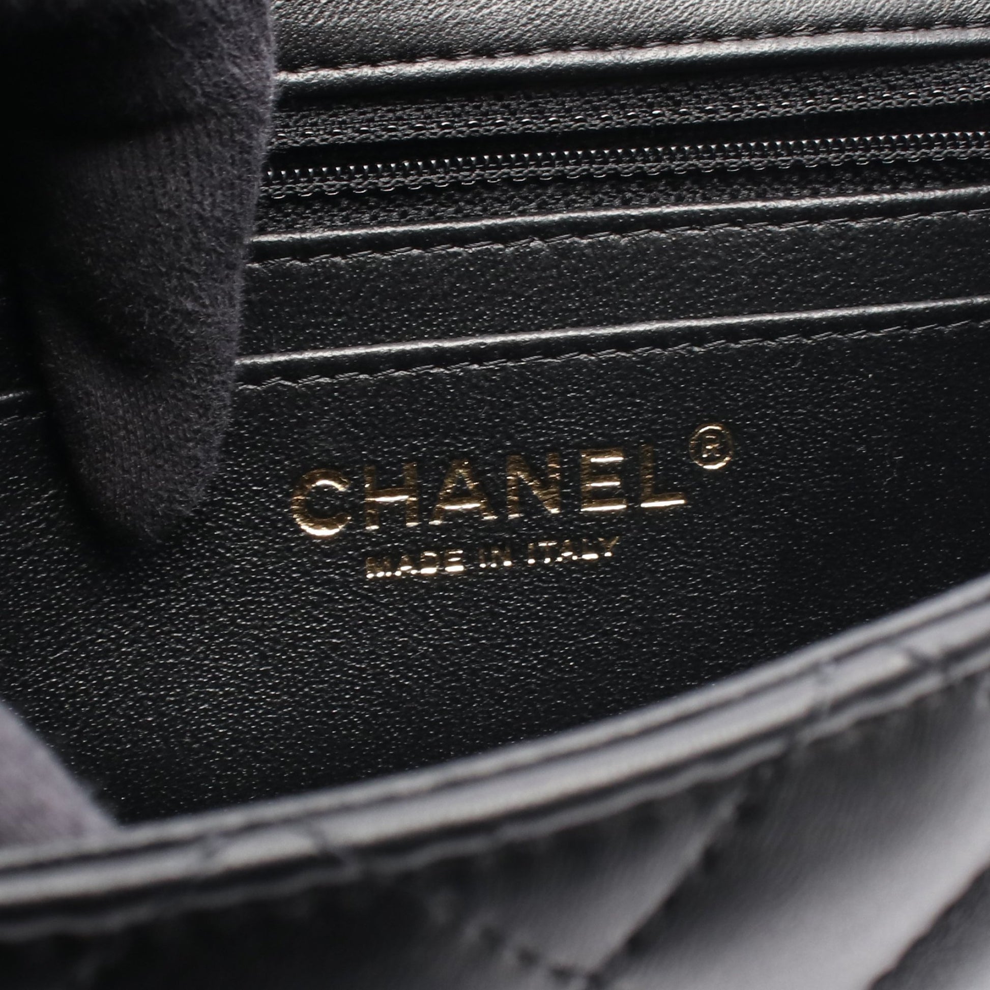 ミニマトラッセ チェーンショルダーバッグ ラムスキン ブラック シルバー金具 シャネル バッグ CHANEL