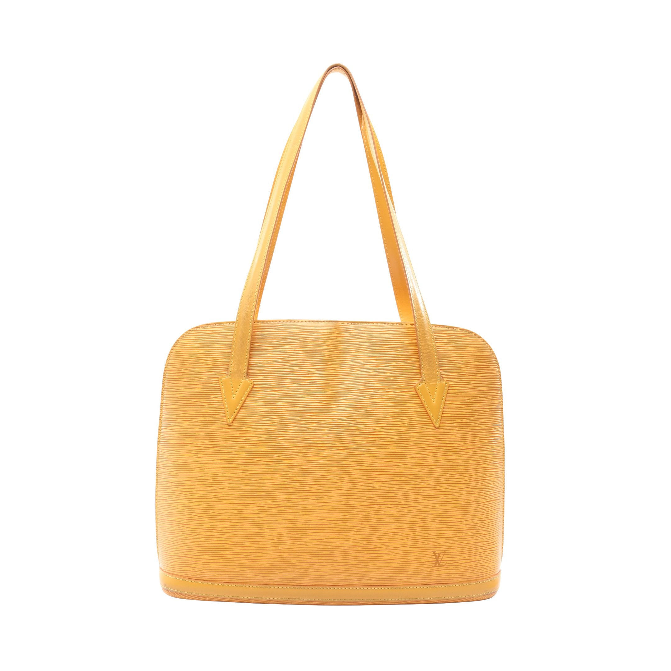 リュサック エピ タッシリイエロー ショルダーバッグ レザー イエロー