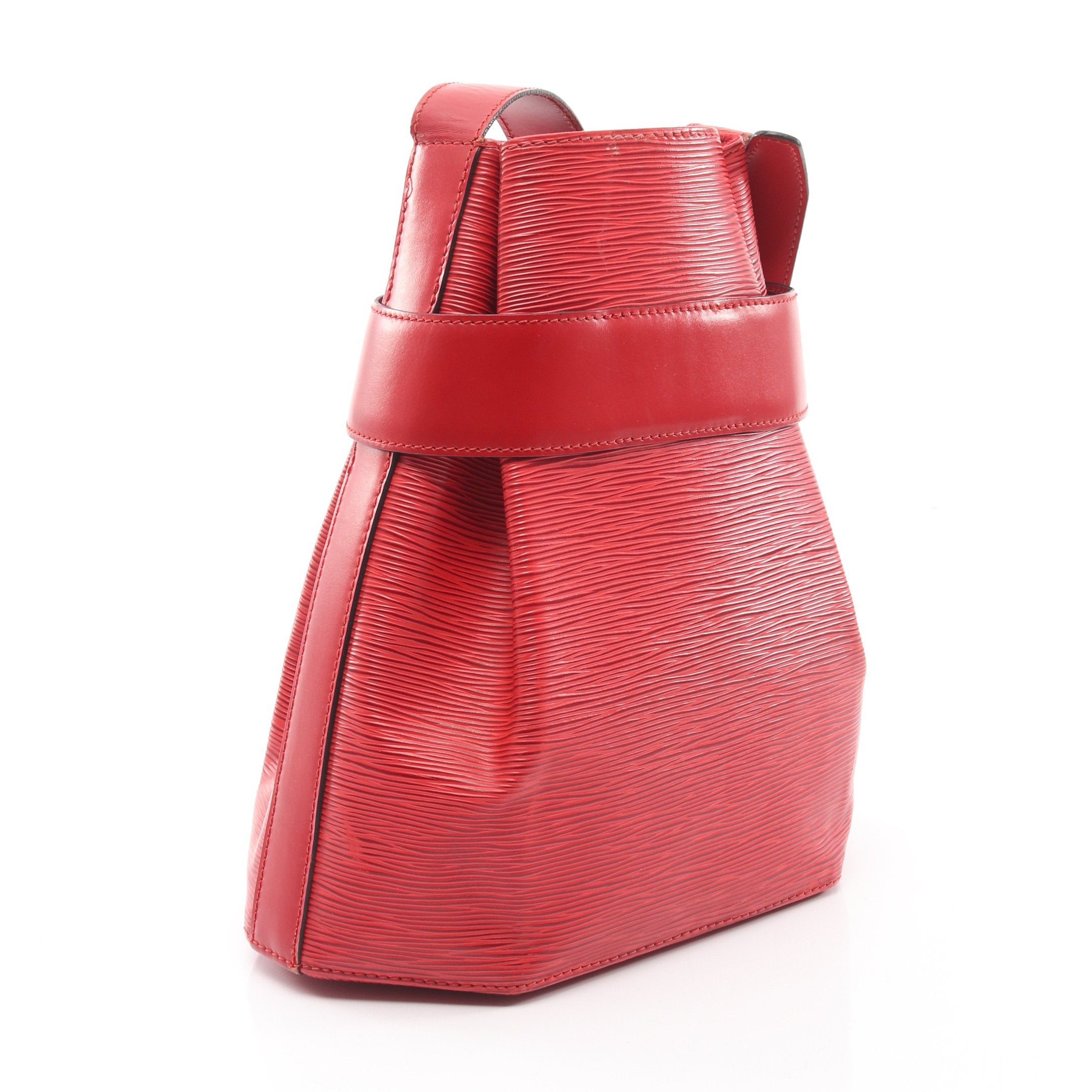 サックデポールPM エピ カスティリアンレッド ショルダーバッグ レザー