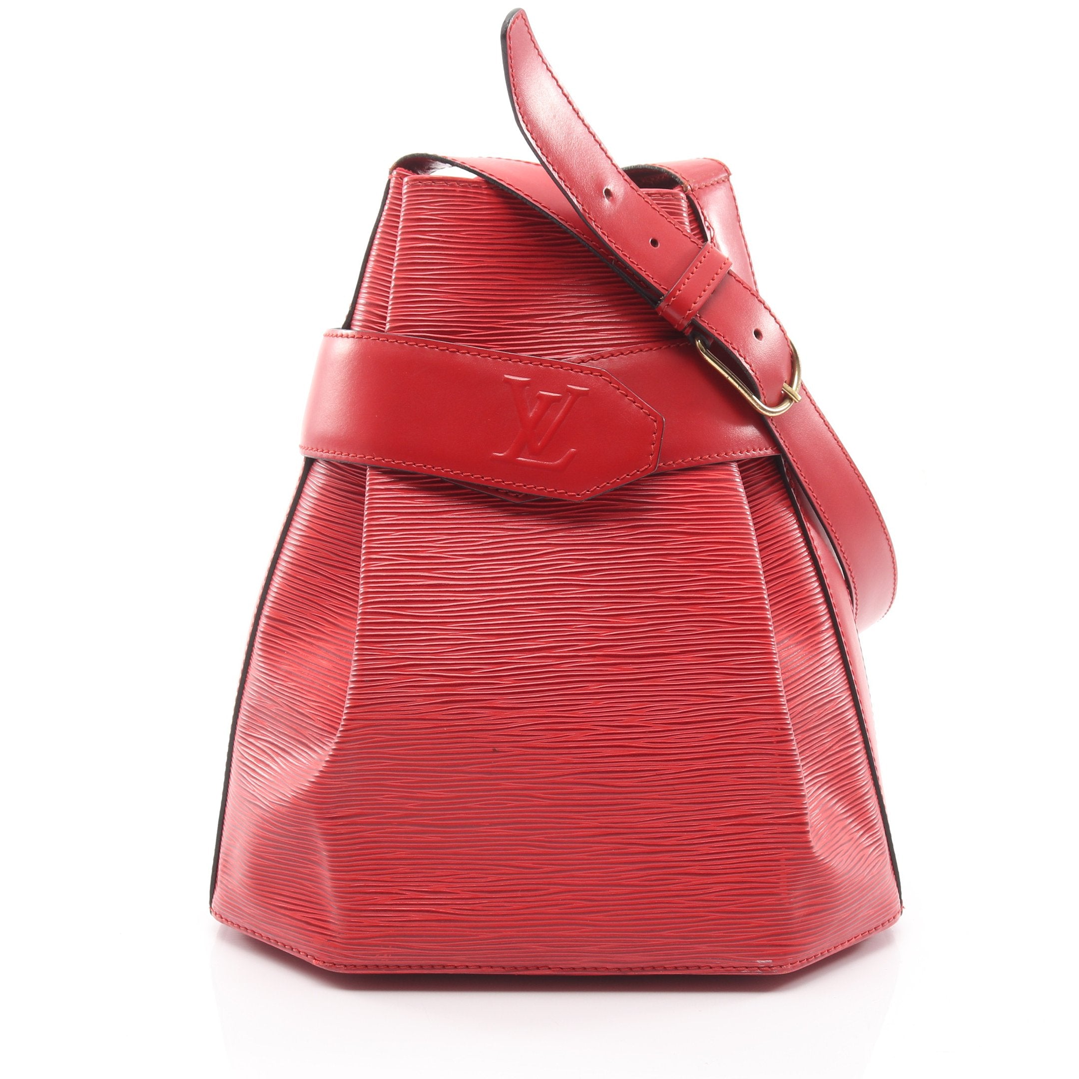 サックデポールPM エピ カスティリアンレッド ショルダーバッグ レザー