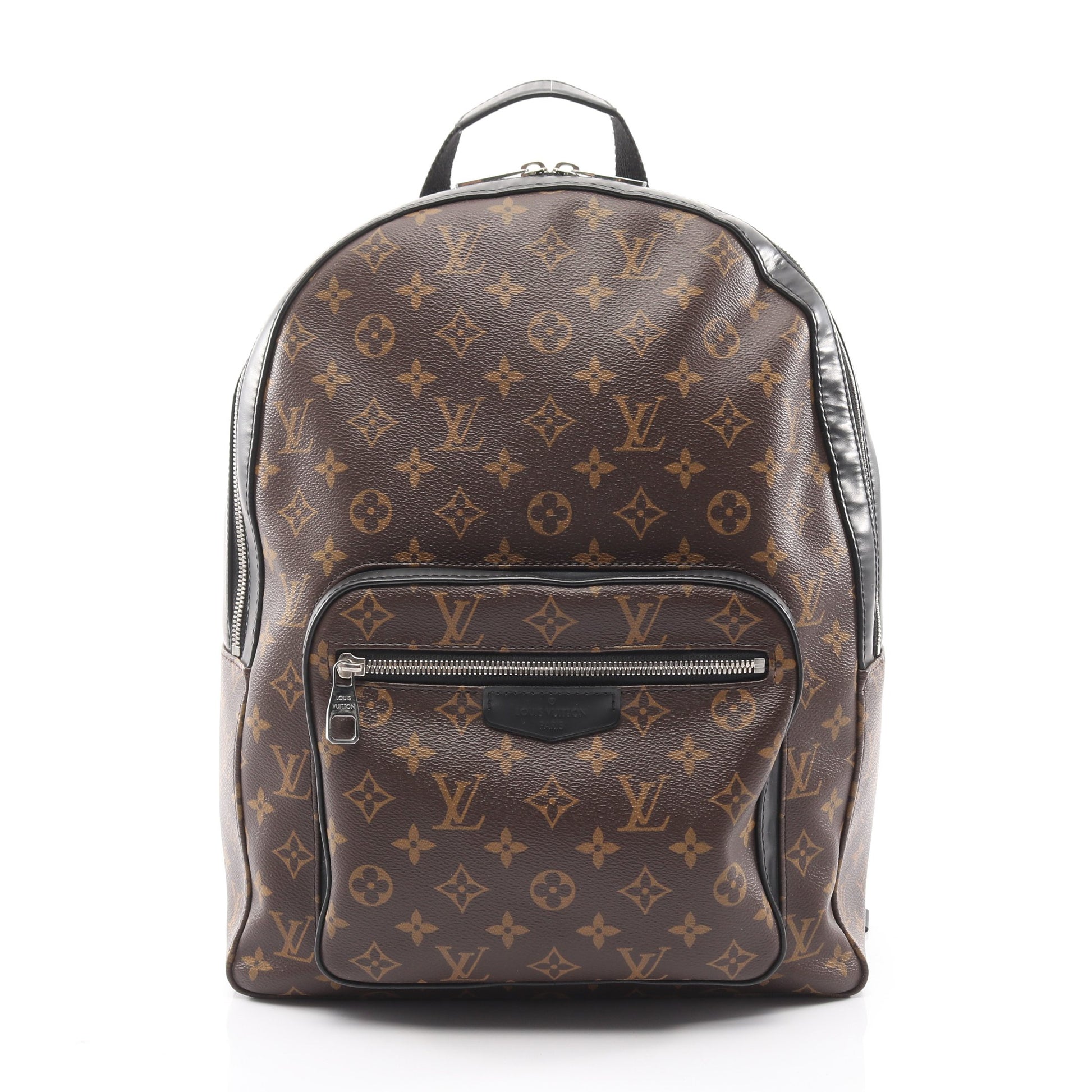 ジョッシュ モノグラムマカサー バックパック リュックサック PVC レザー ブラウン ブラック ルイヴィトン バッグ LOUIS VUITTON