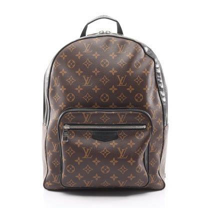 ジョッシュ モノグラムマカサー バックパック リュックサック PVC レザー ブラウン ブラック ルイヴィトン バッグ LOUIS VUITTON