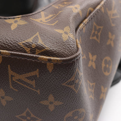 ジョッシュ モノグラムマカサー バックパック リュックサック PVC レザー ブラウン ブラック ルイヴィトン バッグ LOUIS VUITTON