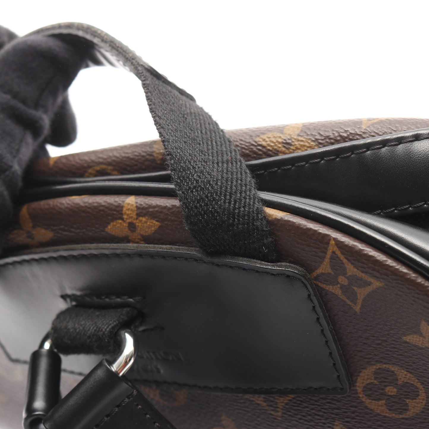 ジョッシュ モノグラムマカサー バックパック リュックサック PVC レザー ブラウン ブラック ルイヴィトン バッグ LOUIS VUITTON