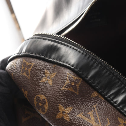 ジョッシュ モノグラムマカサー バックパック リュックサック PVC レザー ブラウン ブラック ルイヴィトン バッグ LOUIS VUITTON