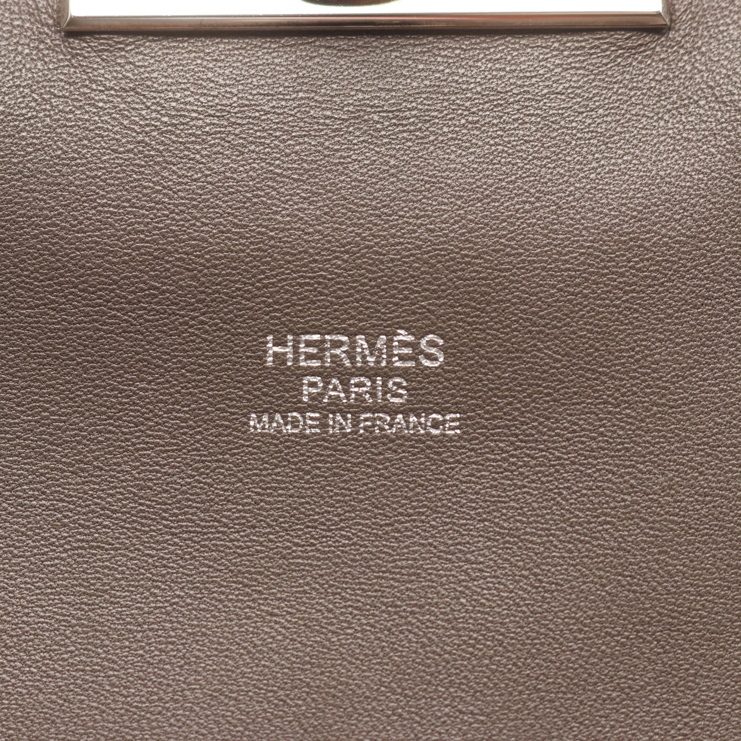 ツールボックス26 エタン ハンドバッグ エバーカラー グレー シルバー金具 2WAY エルメス バッグ HERMES
