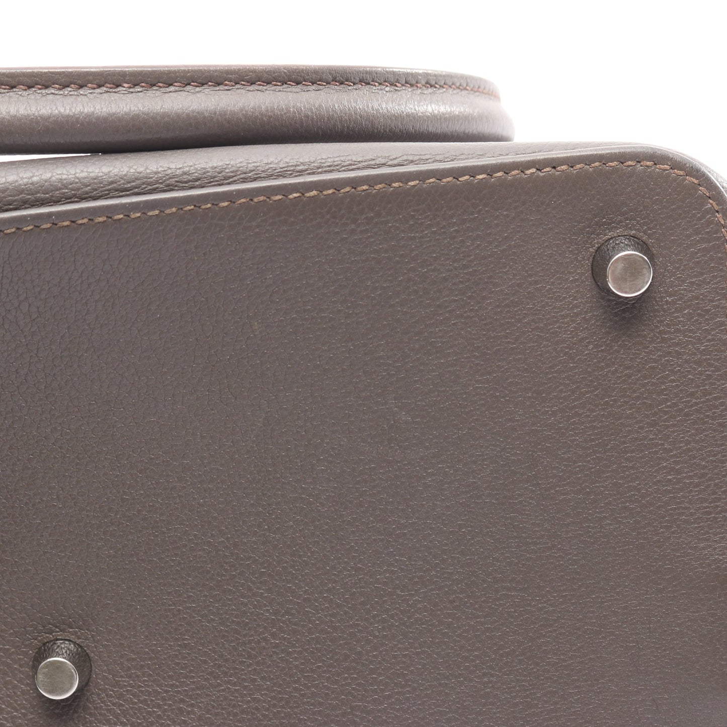 ツールボックス26 エタン ハンドバッグ エバーカラー グレー シルバー金具 2WAY エルメス バッグ HERMES