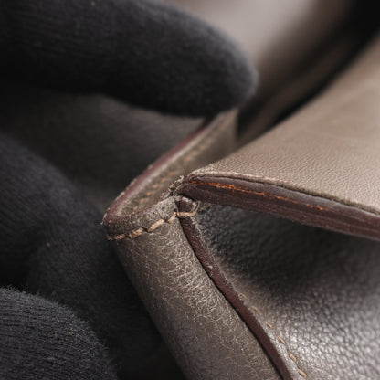 ツールボックス26 エタン ハンドバッグ エバーカラー グレー シルバー金具 2WAY エルメス バッグ HERMES
