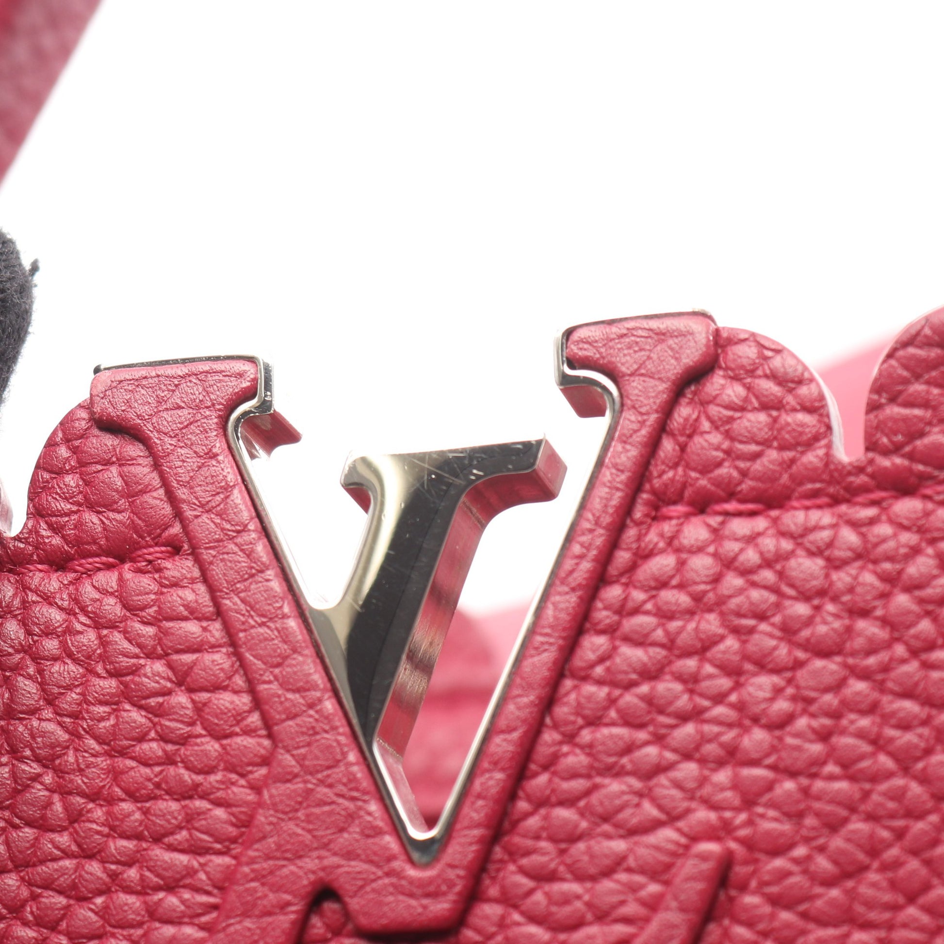 カプシーヌBB ハンドバッグ トリヨンレザー ボルドー 2WAY ルイヴィトン バッグ LOUIS VUITTON