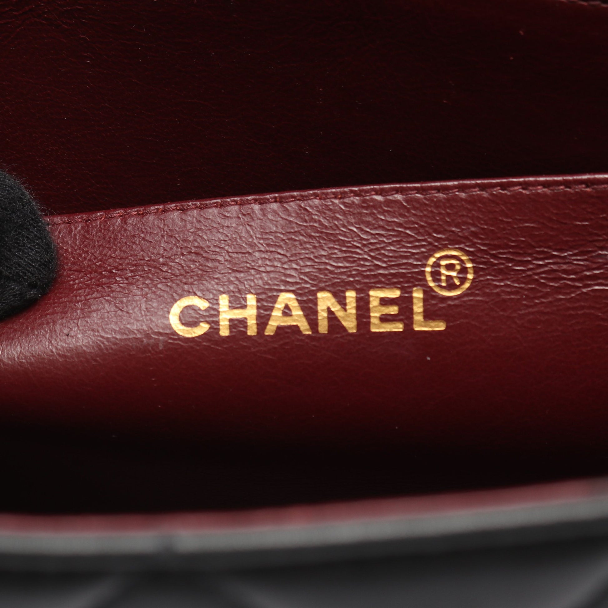 マトラッセ デカココマーク Wチェーンショルダーバッグ ラムスキン ブラック ゴールド金具 シャネル バッグ CHANEL