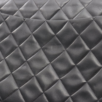 デカマトラッセ34 Wチェーンショルダーバッグ ラムスキン ブラック ゴールド金具 シャネル バッグ CHANEL