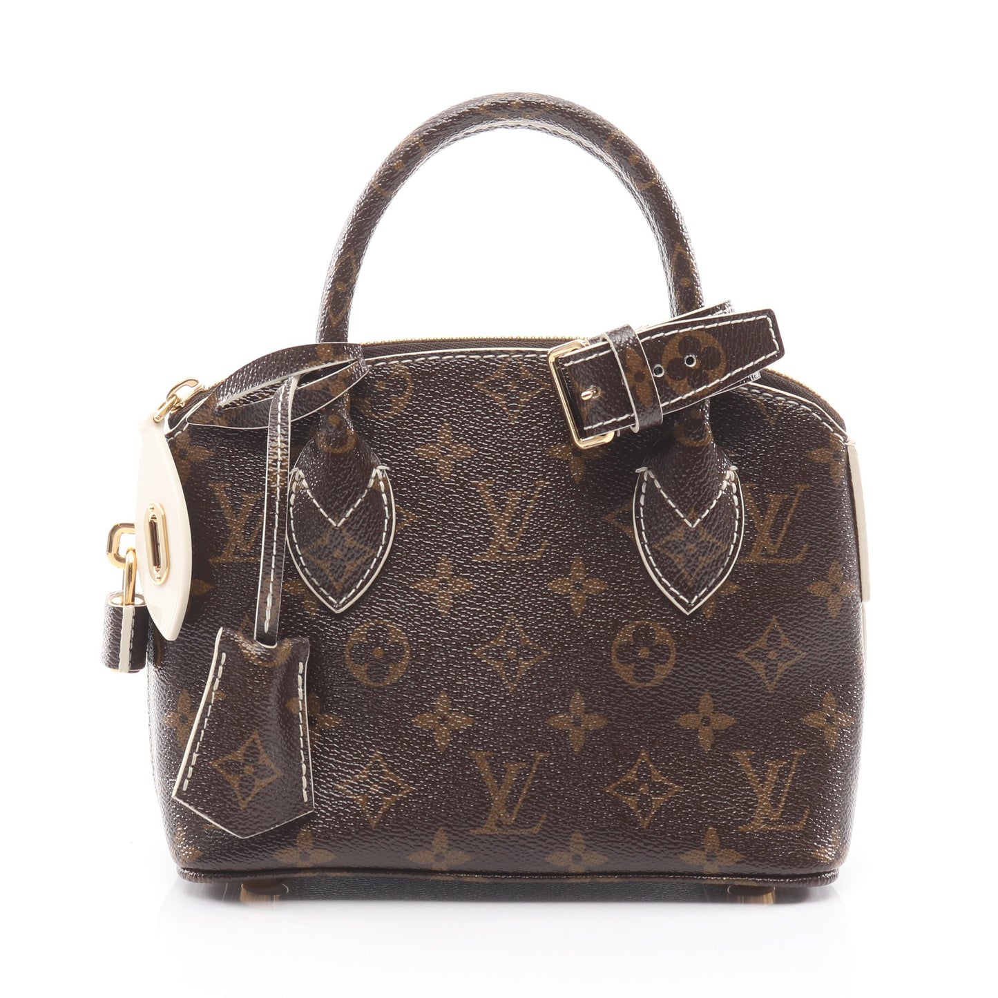 ロックイットBB シャイニーモノグラム ハンドバッグ PVC ブラウン ルイヴィトン バッグ LOUIS VUITTON