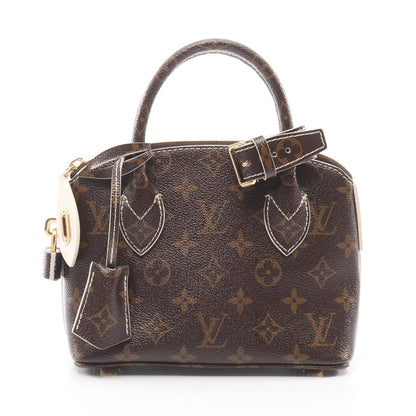 ロックイットBB シャイニーモノグラム ハンドバッグ PVC ブラウン ルイヴィトン バッグ LOUIS VUITTON