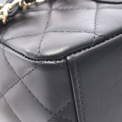 マトラッセ ミニリュック レザー ブラック ゴールド金具 シャネル バッグ CHANEL