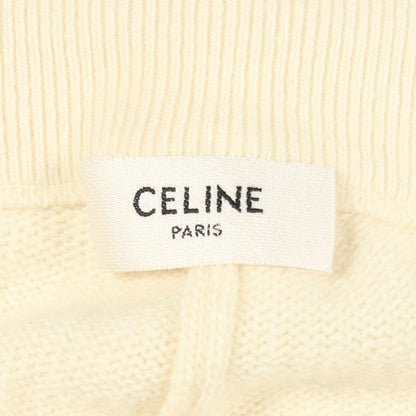 ニット パンツ ウール カシミヤ オフホワイト セリーヌ ボトムス CELINE