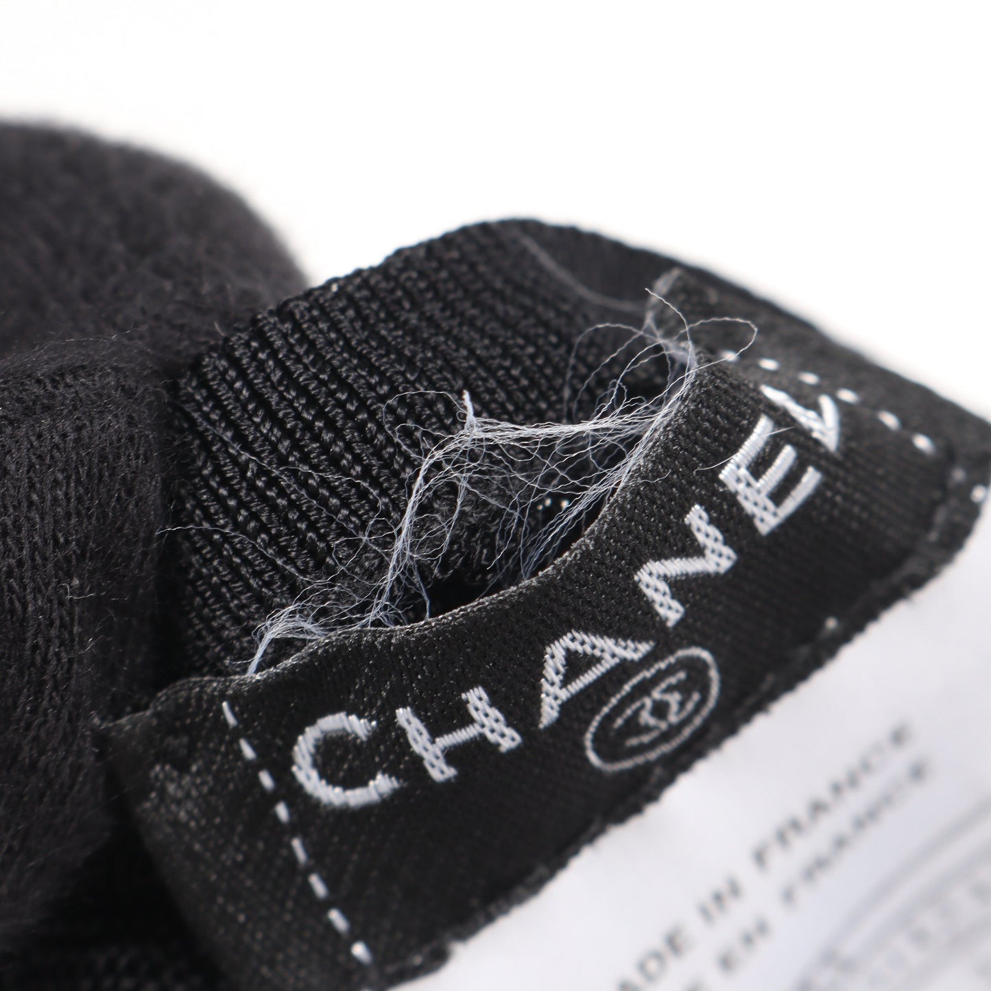 シースルー 切替 スカート モヘヤ ナイロン ブラック 03A シャネル ボトムス CHANEL