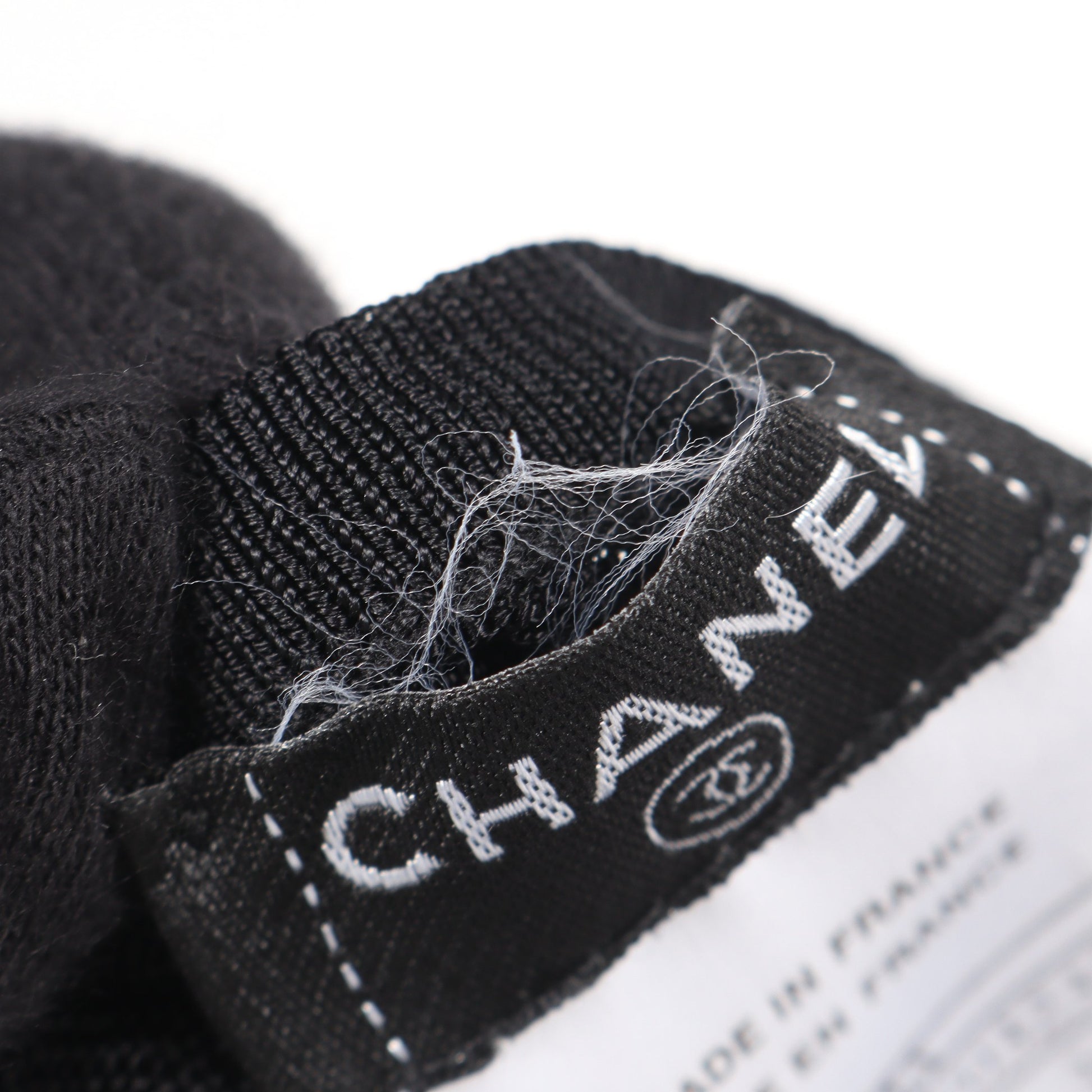 シースルー 切替 スカート モヘヤ ナイロン ブラック 03A シャネル ボトムス CHANEL