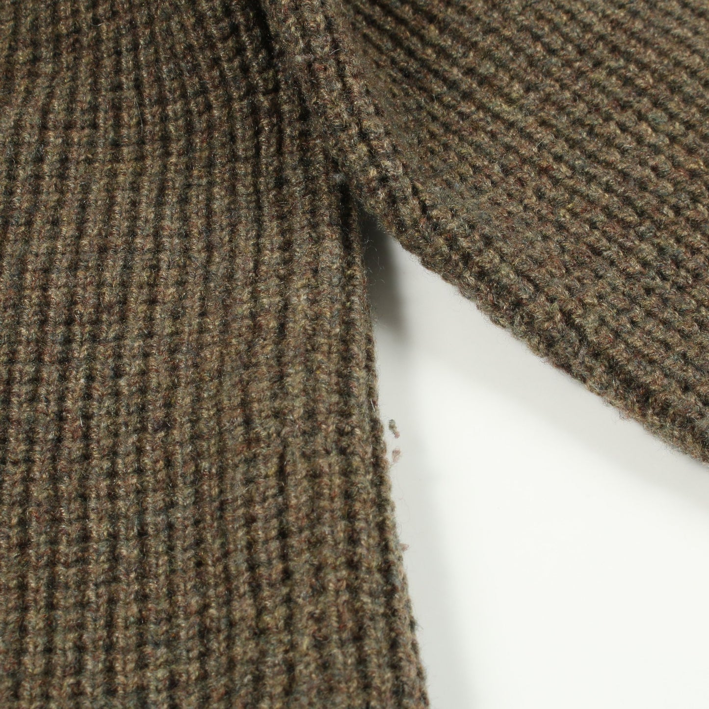 カーディガン ショールカラー カシミヤ カーキブラウン ダブルアールエルラルフローレン