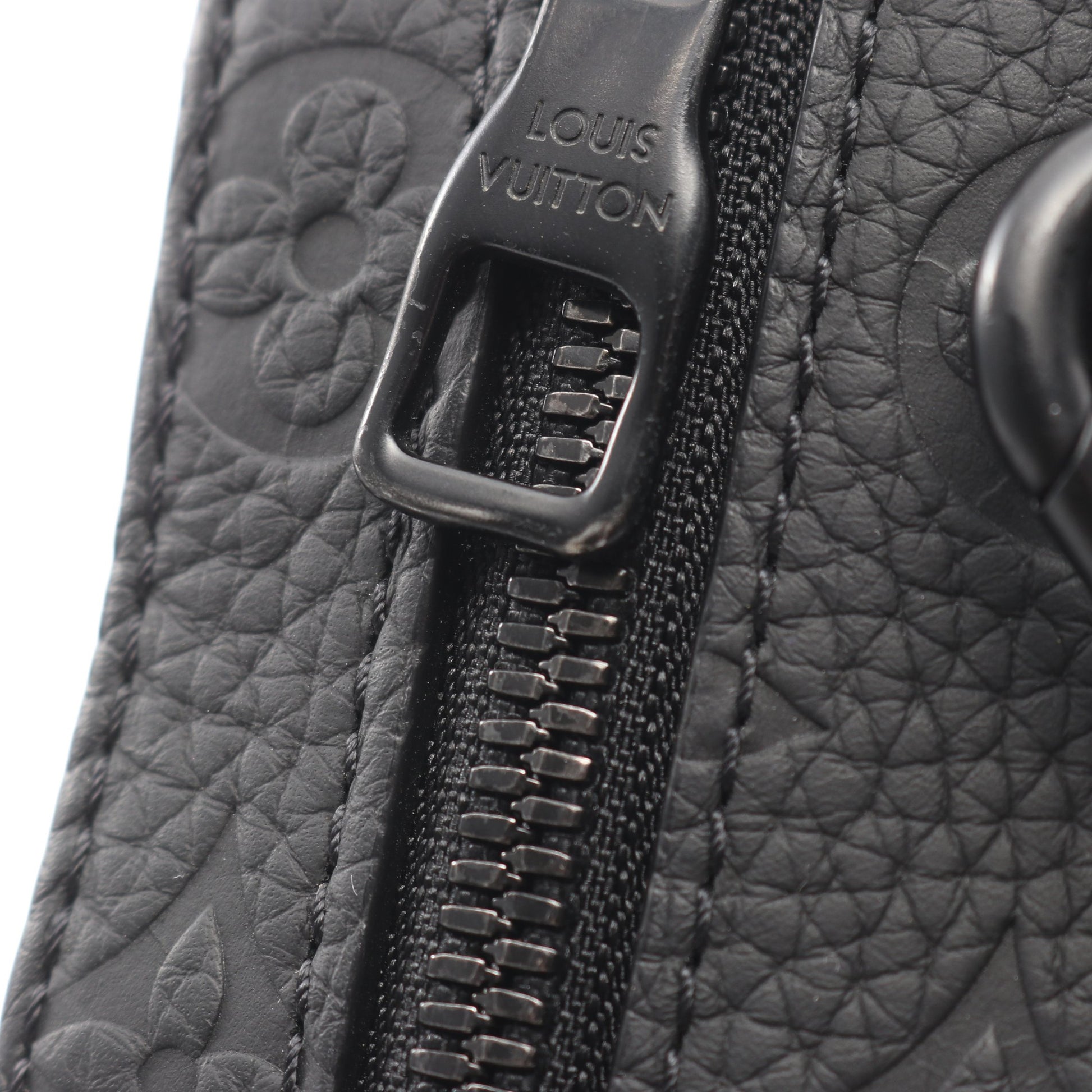 ハンドル ソフトトランク モノグラムトリヨン ショルダーバッグ レザー ブラック ルイヴィトン バッグ LOUIS VUITTON