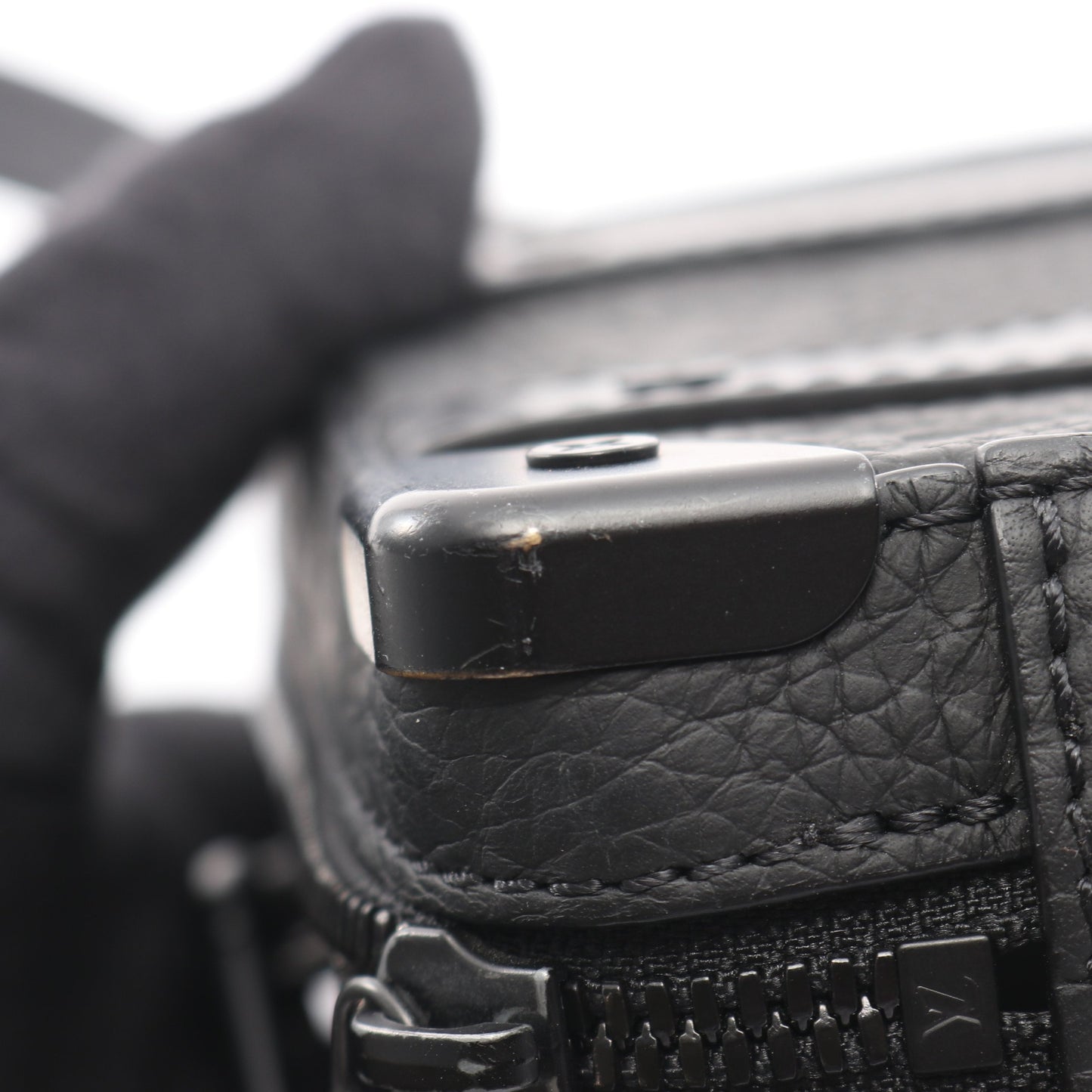 ハンドル ソフトトランク モノグラムトリヨン ショルダーバッグ レザー ブラック ルイヴィトン バッグ LOUIS VUITTON