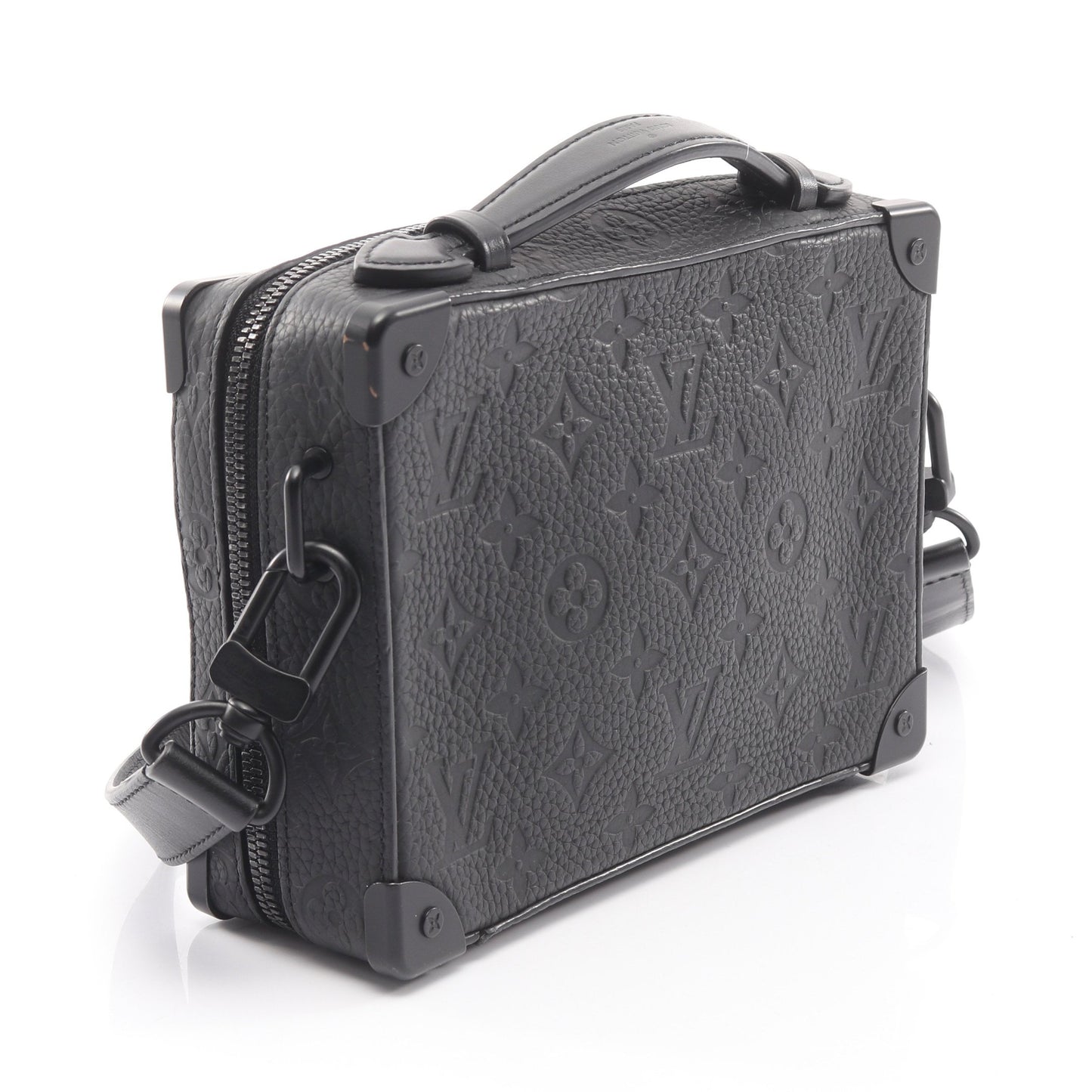 ハンドル ソフトトランク モノグラムトリヨン ショルダーバッグ レザー ブラック ルイヴィトン バッグ LOUIS VUITTON