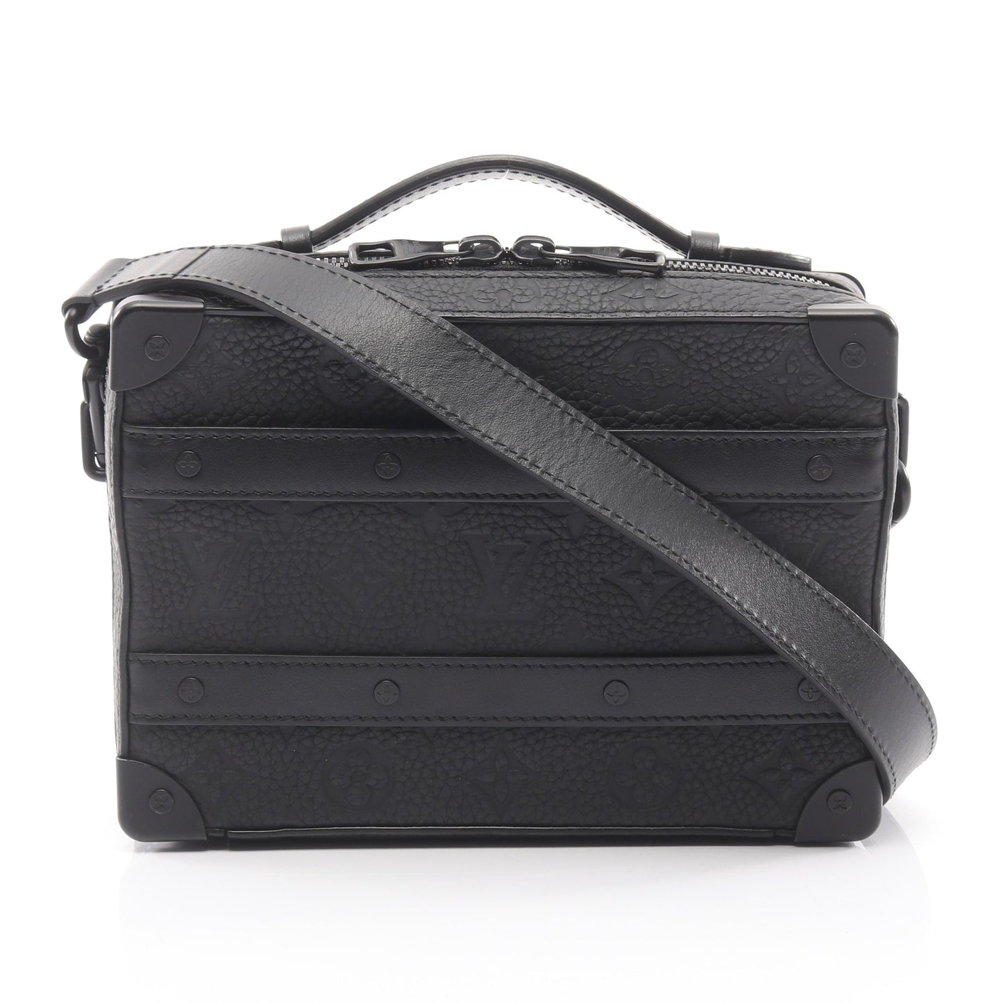 ハンドル ソフトトランク モノグラムトリヨン ショルダーバッグ レザー ブラック ルイヴィトン バッグ LOUIS VUITTON