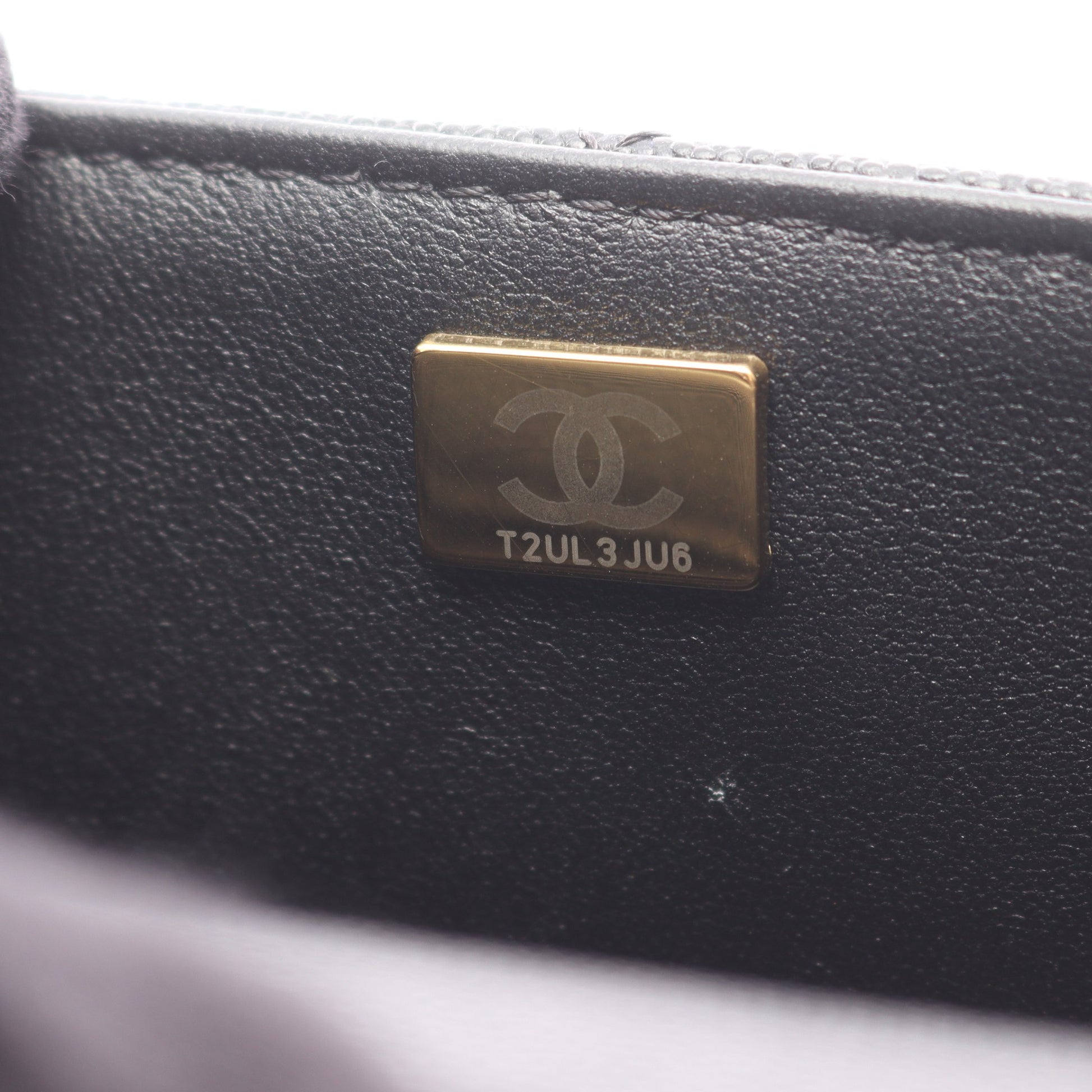 マトラッセ トップハンドル チェーンショルダーバッグ キャビアスキン ブラック ゴールド金具 シャネル バッグ CHANEL