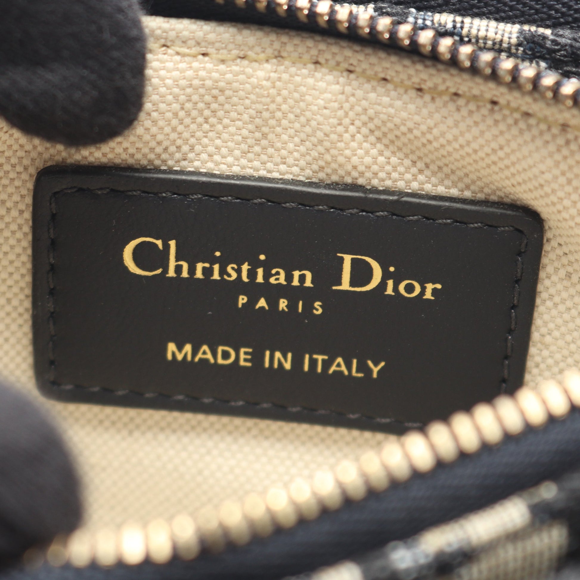 サドルバッグ オブリーク ショルダーバッグ キャンバス レザー ベージュ ネイビー クリスチャンディオール バッグ Christian Dior