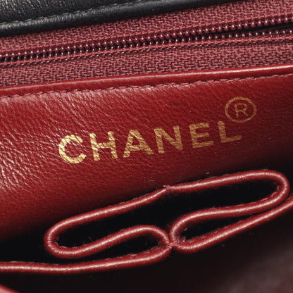 ミニマトラッセ20 チェーンショルダーバッグ ラムスキン ブラック ゴールド金具 ヴィンテージ シャネル バッグ CHANEL