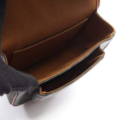 フォルコ ミディアムバッグ トリオンフ ショルダーバッグ PVC レザー ブラック ブラウン セリーヌ バッグ CELINE