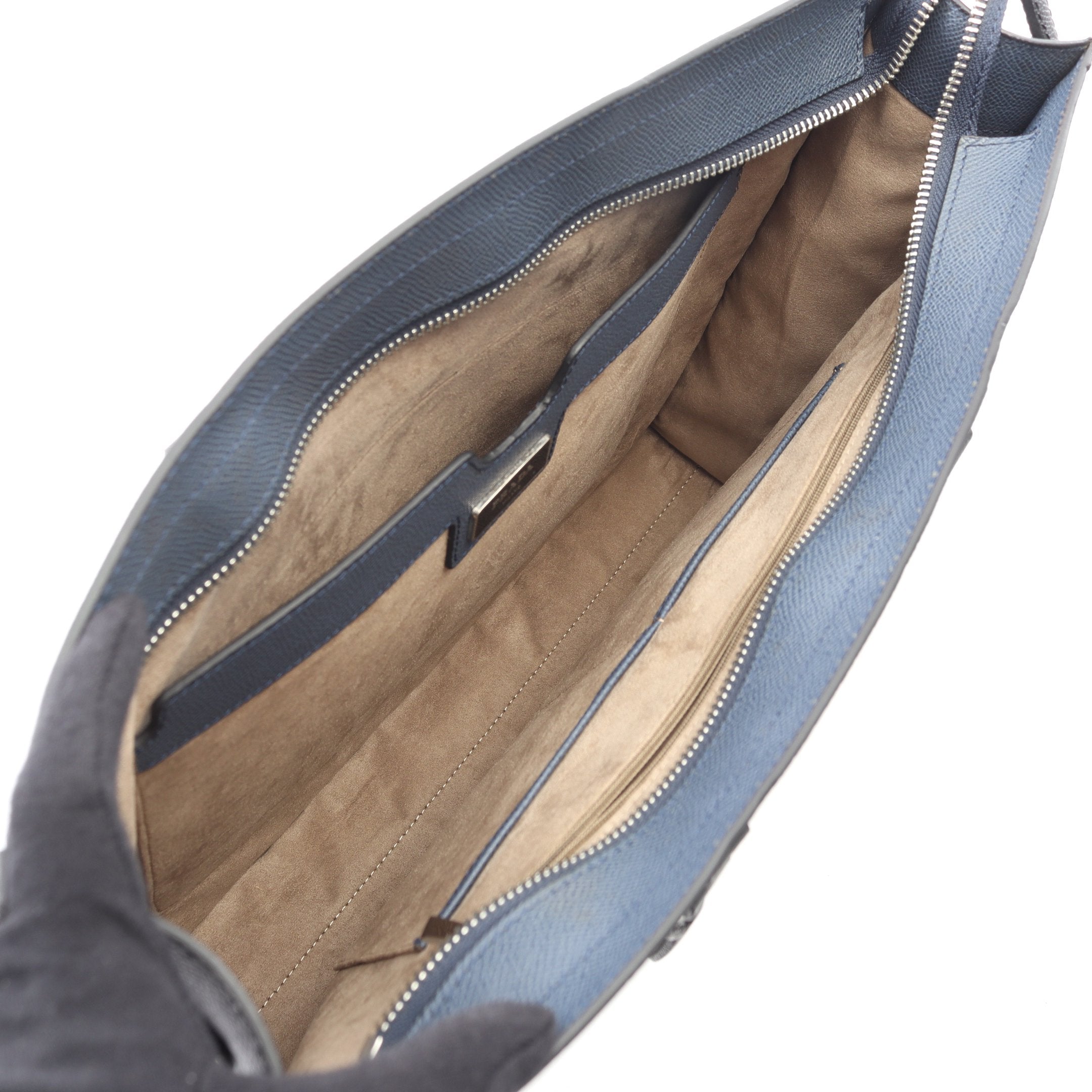 ビジネスバッグ ブリーフケース サフィアーノレザー ダークブルー