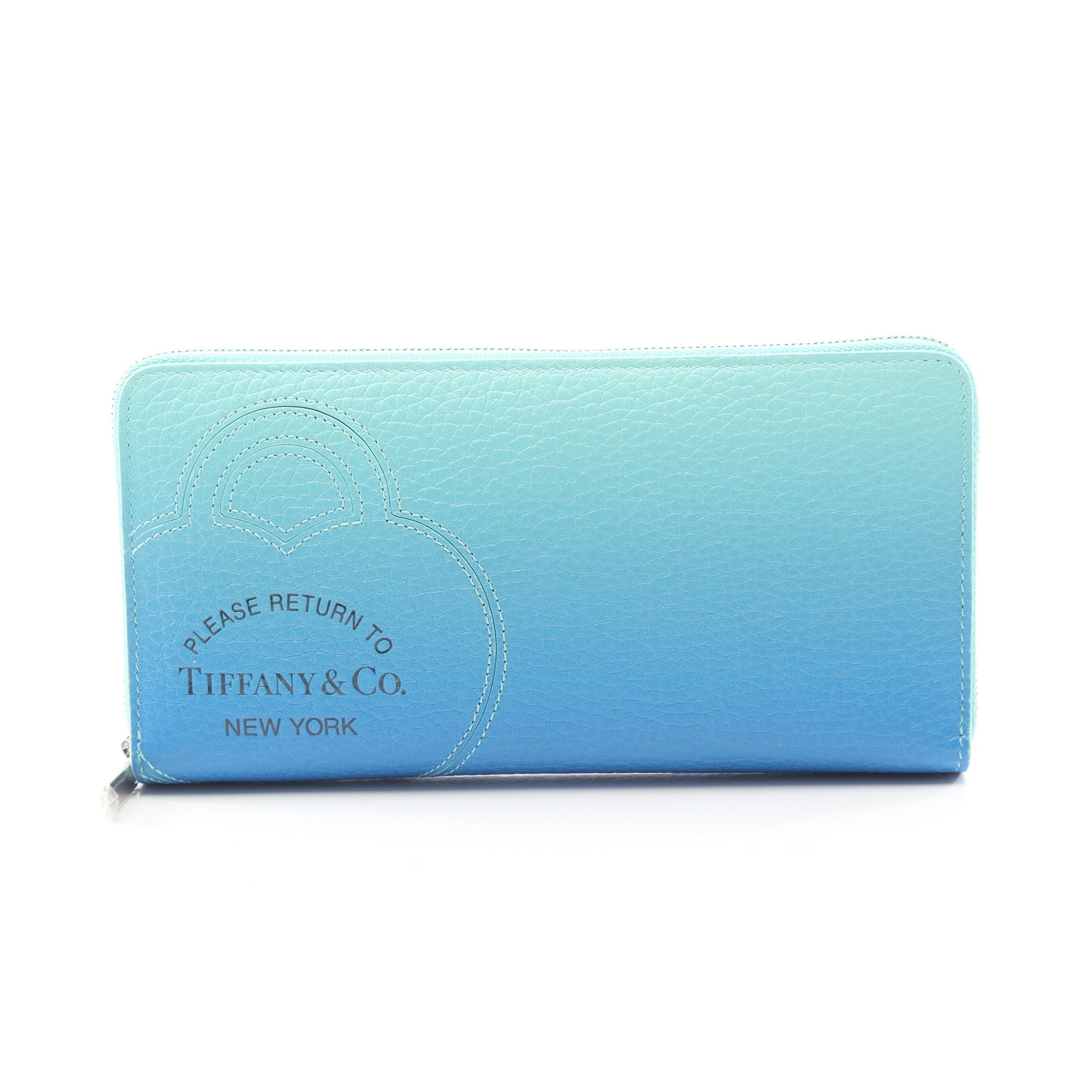 リターン トゥ ティファニー ラウンドファスナー長財布 レザー