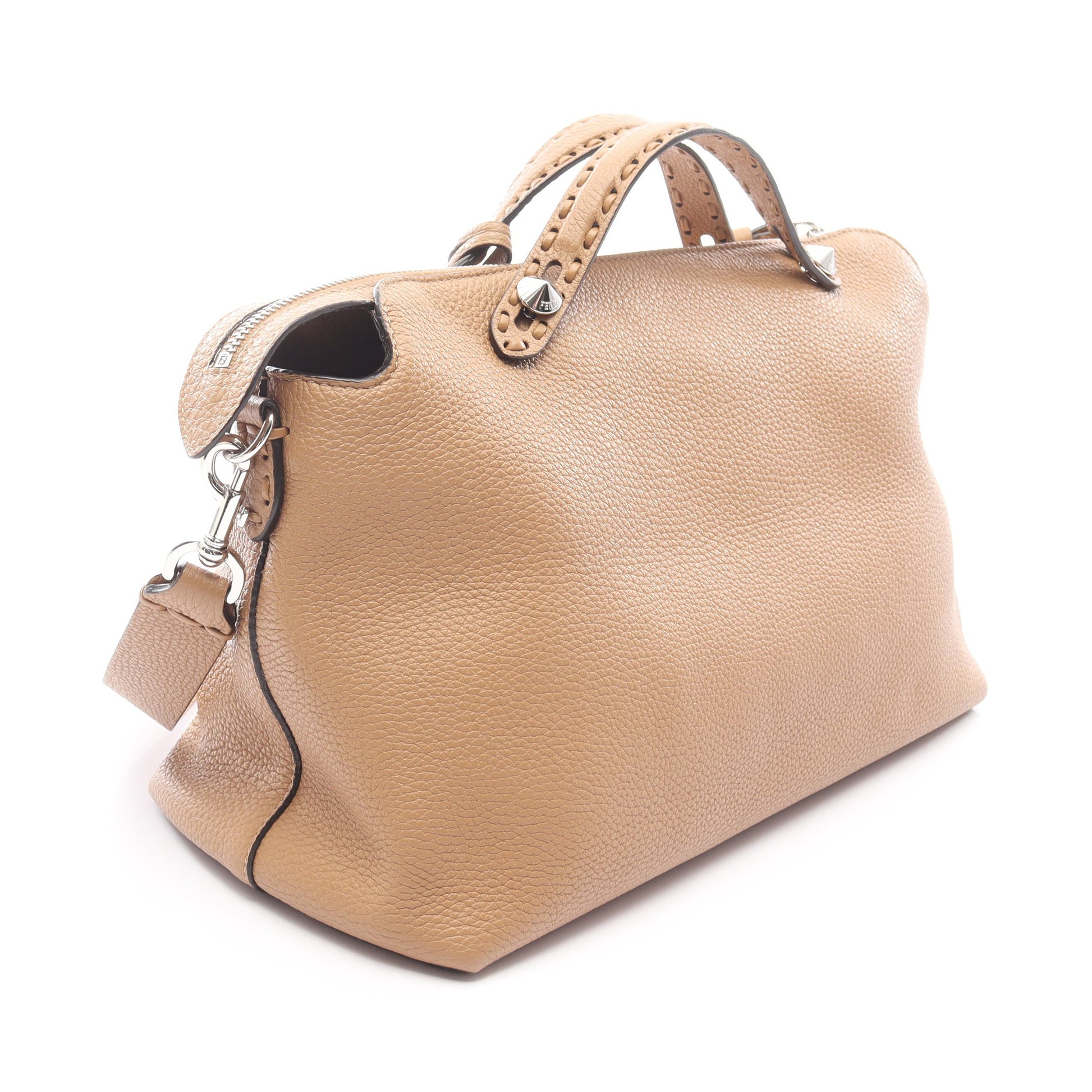 バイ ザ ウェイ セレリア ラージ ハンドバッグ レザー ライトブラウン 2WAY フェンディ バッグ FENDI