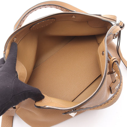 バイ ザ ウェイ セレリア ラージ ハンドバッグ レザー ライトブラウン 2WAY フェンディ バッグ FENDI