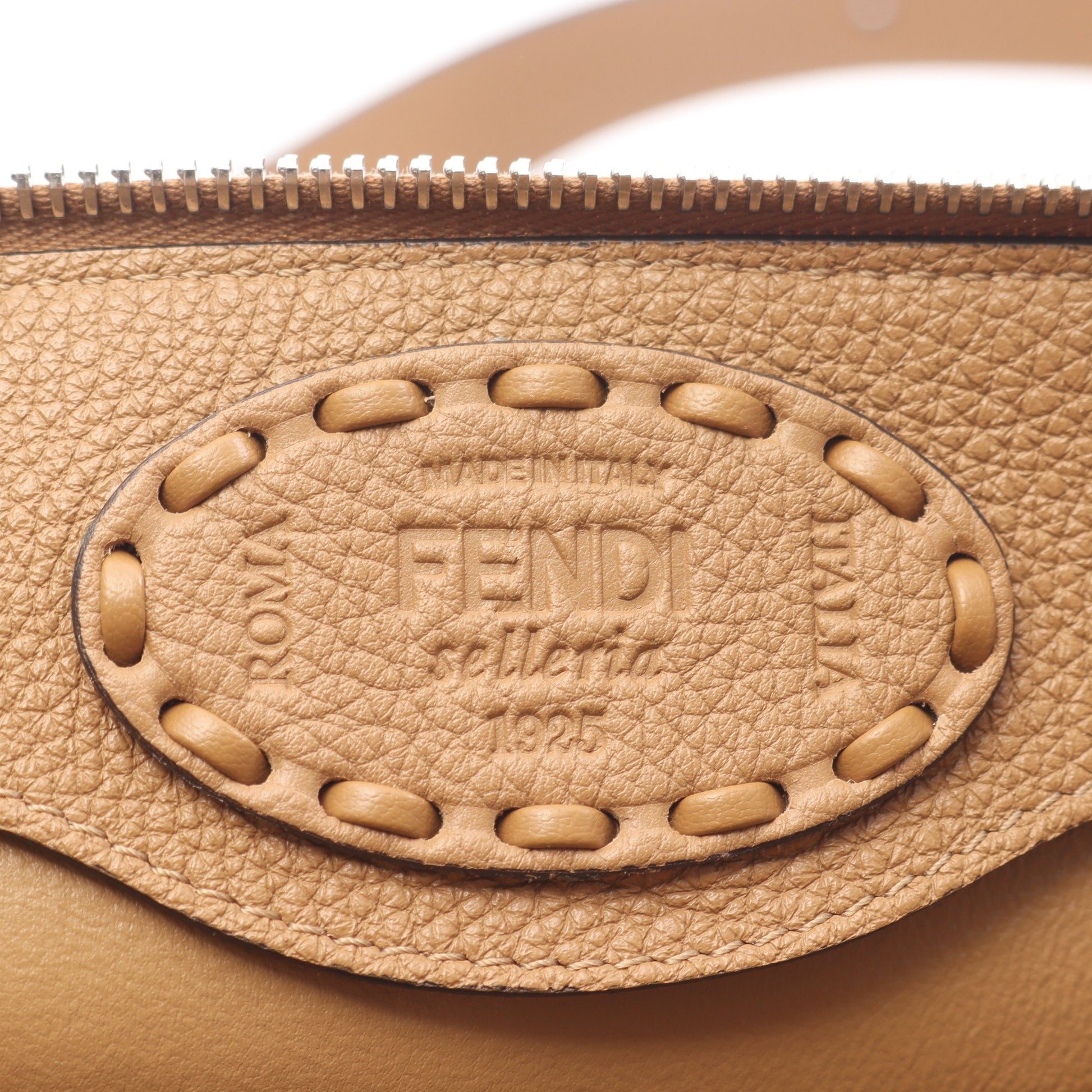 バイ ザ ウェイ セレリア ラージ ハンドバッグ レザー ライトブラウン 2WAY フェンディ バッグ FENDI
