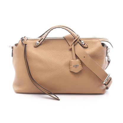 バイ ザ ウェイ セレリア ラージ ハンドバッグ レザー ライトブラウン 2WAY フェンディ バッグ FENDI