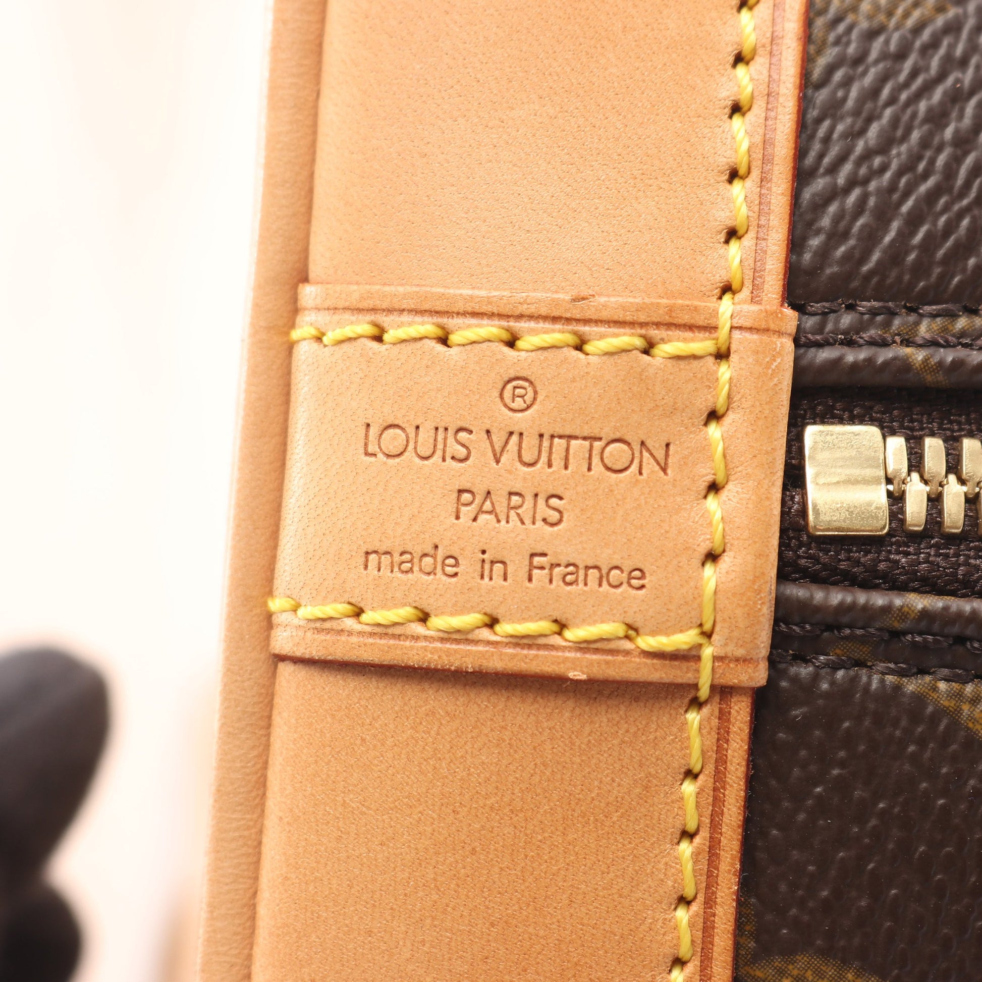 アルマPM モノグラム ハンドバッグ PVC レザー ブラウン ルイヴィトン バッグ LOUIS VUITTON