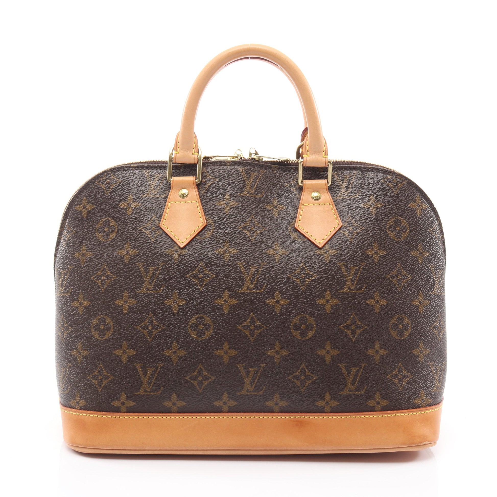 アルマPM モノグラム ハンドバッグ PVC レザー ブラウン ルイヴィトン バッグ LOUIS VUITTON