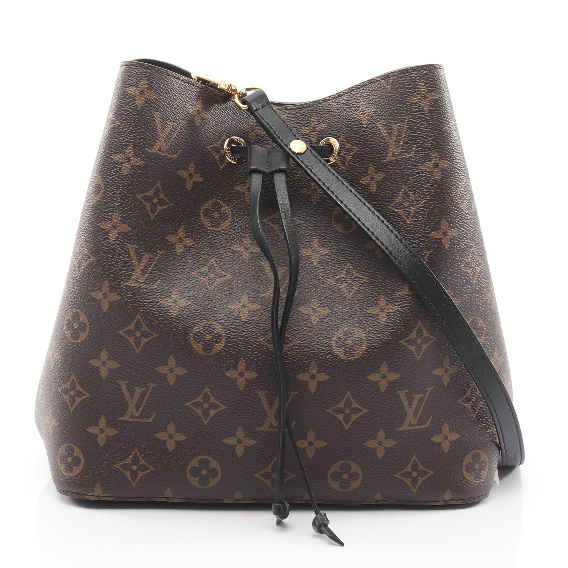 ネオノエ モノグラム ノワール ショルダーバッグ PVC レザー ブラウン ブラック ルイヴィトン バッグ LOUIS VUITTON
