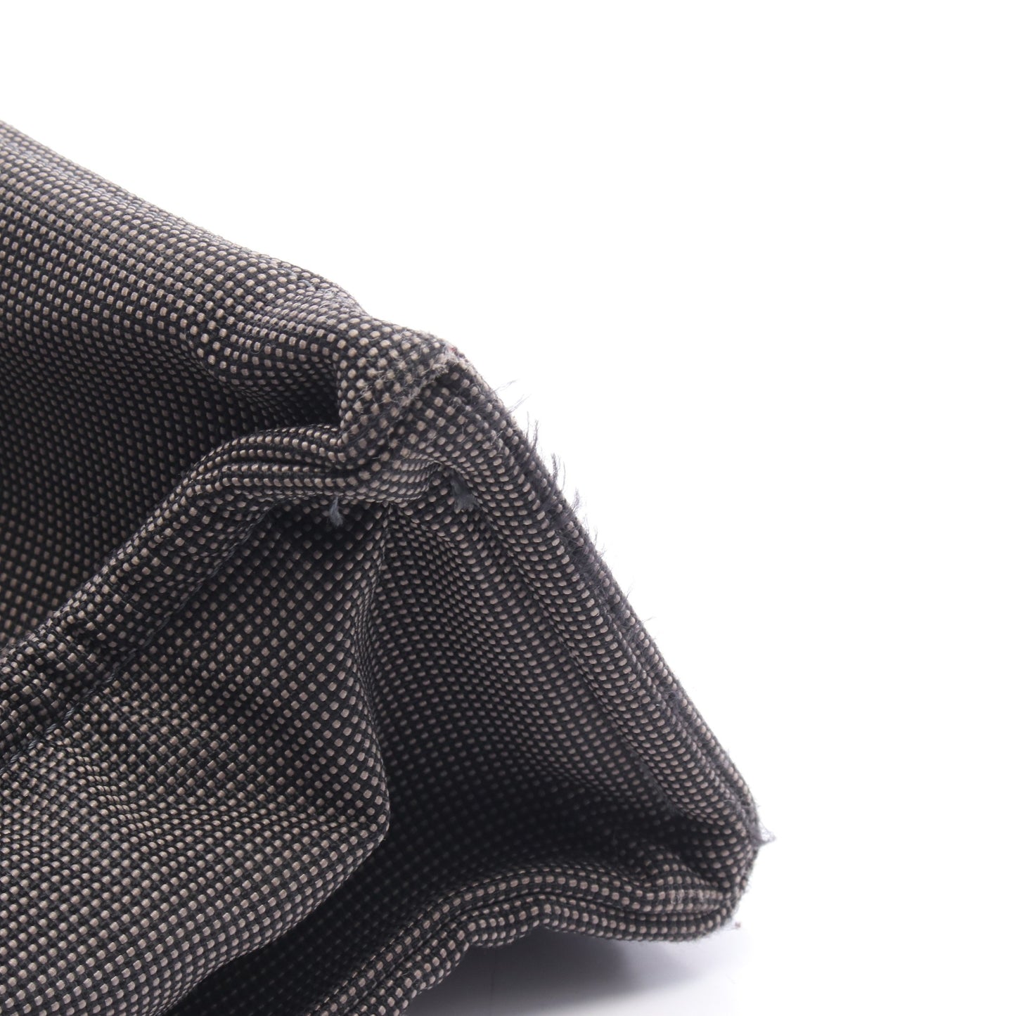 エールラインMM ハンドバッグ トートバッグ ナイロンキャンバス ダークグレー シルバー金具 エルメス バッグ HERMES