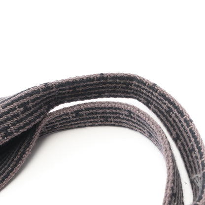 エールラインGM ハンドバッグ トートバッグ ナイロンキャンバス ダークグレー シルバー金具 エルメス バッグ HERMES