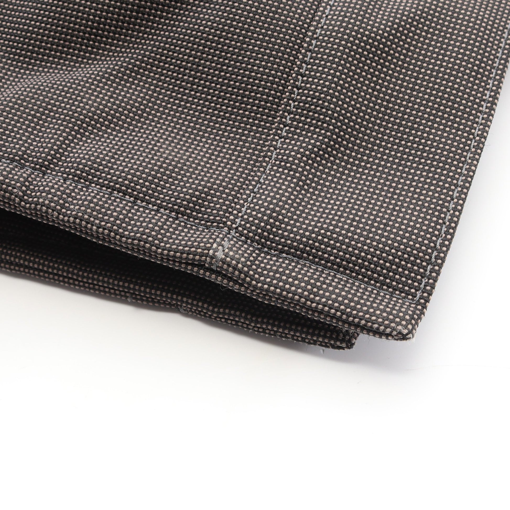 エールラインGM ハンドバッグ トートバッグ ナイロンキャンバス ダークグレー シルバー金具 エルメス バッグ HERMES